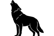 Wolf Silhouette Vector Bundle, an Animal Illustration by Designer_Momina (Thumbnail 11 of 21)