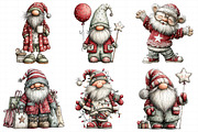 Whimsical Christmas Santa Clipart, an Illustration by Daily.Designs (Thumbnail 5 of 5)