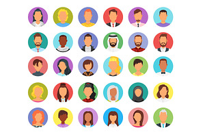 set of people avatar