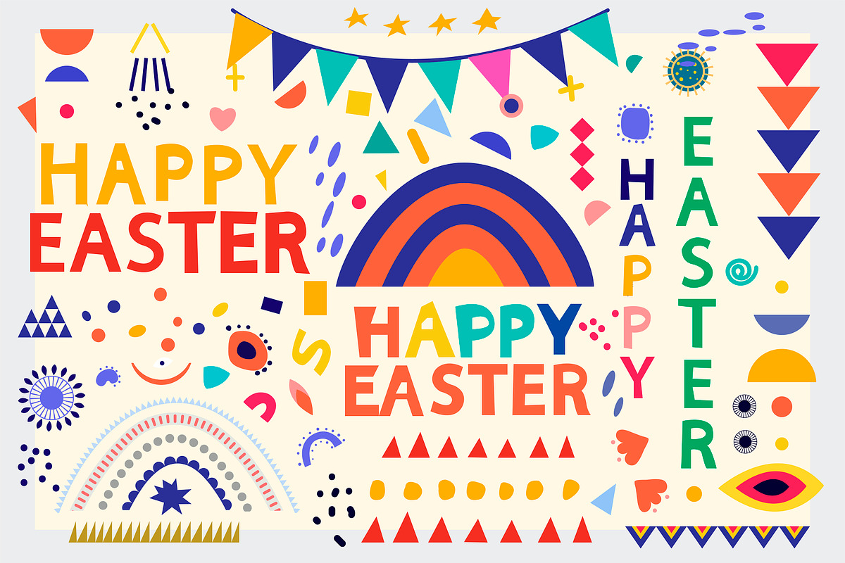 Happy Easter collection, an Object Graphic by Julycolor (Photo 5 of 14)