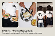 Mini Restaurant Mockup Bundle, a Shirt Mockup by ABC Studio (Thumbnail 1 of 3)