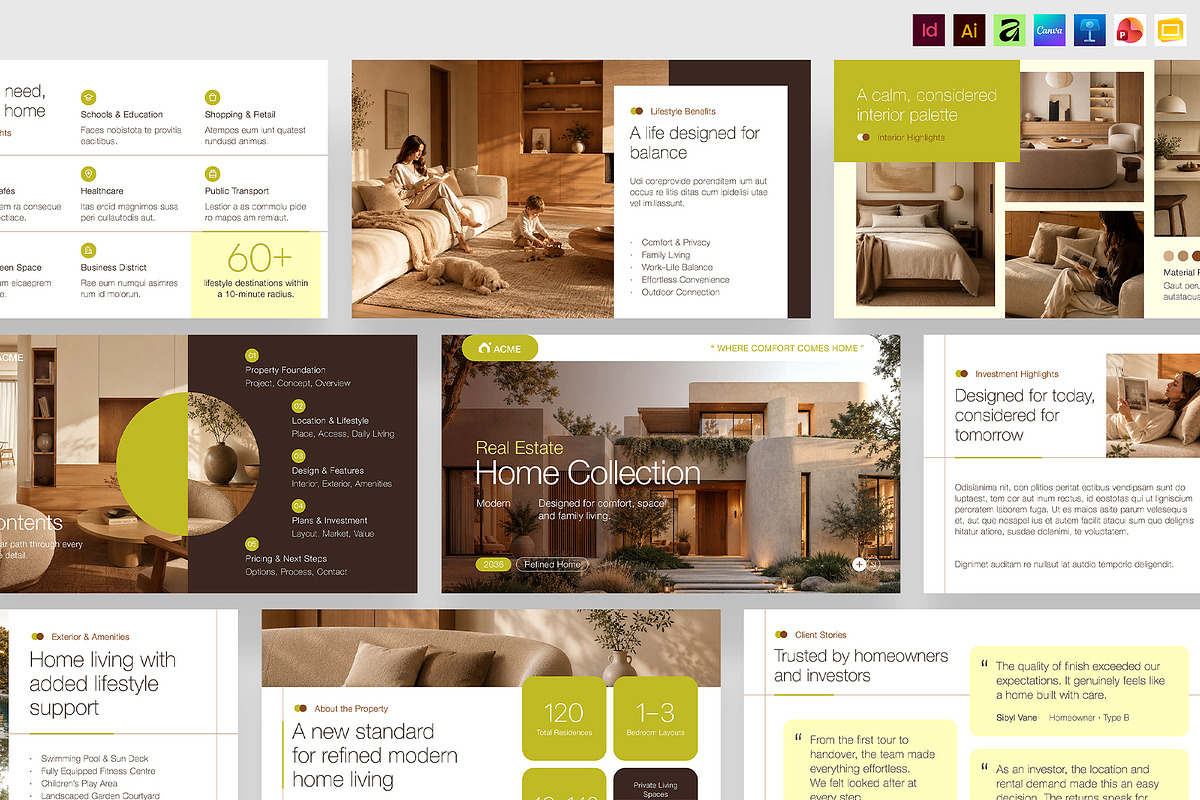 Real Estate Presentation Template, a Presentation Template by BrandPacks (Photo 1 of 7)