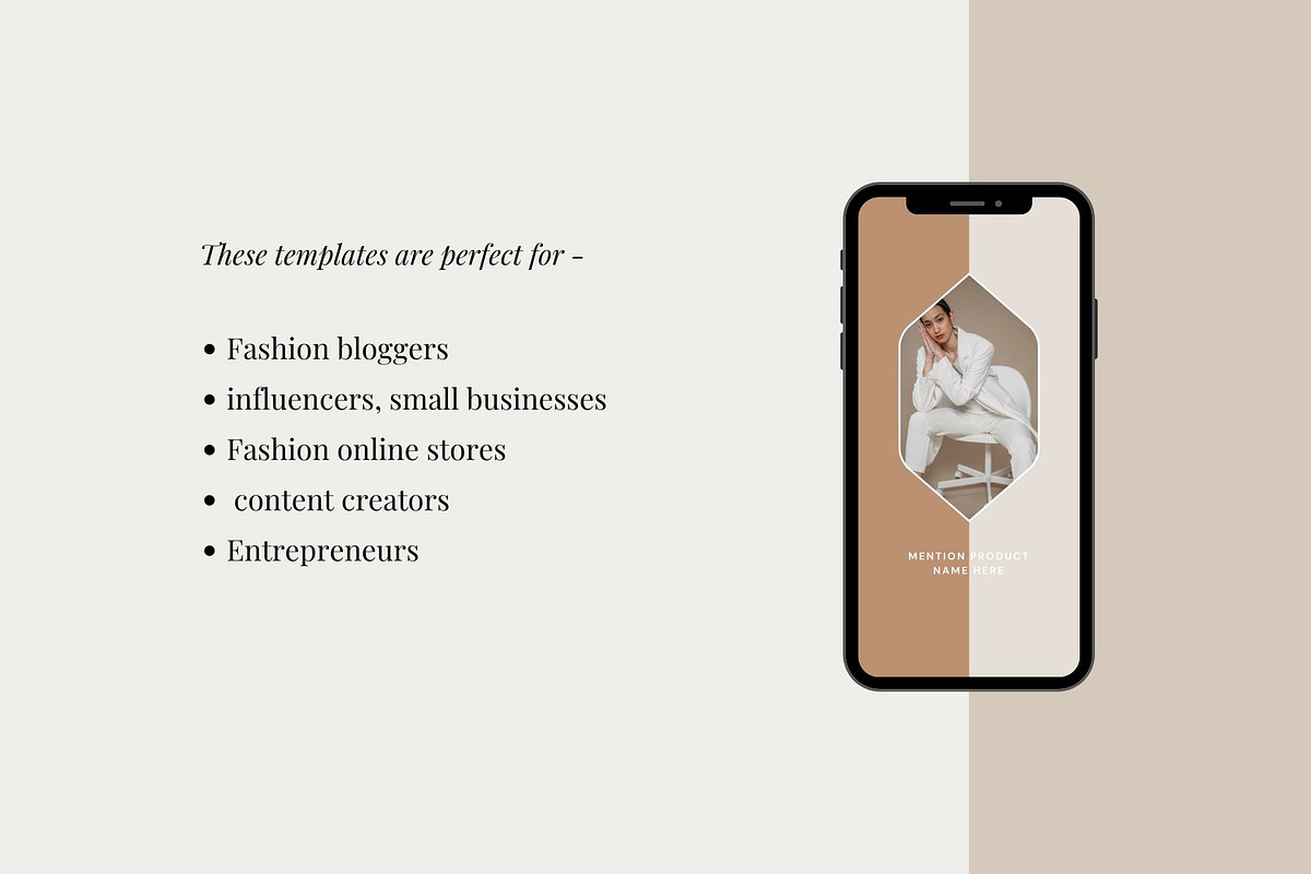 Canva Instagram Fashion Templates, a Social Media Template by Deepa Template Studio (Photo 8 of 10)
