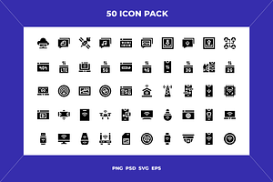 Internet technology icons, an Outline Icon by Wencory