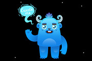 Funny monster creation kit, an Object Illustration by nenochka (Thumbnail 1 of 4)