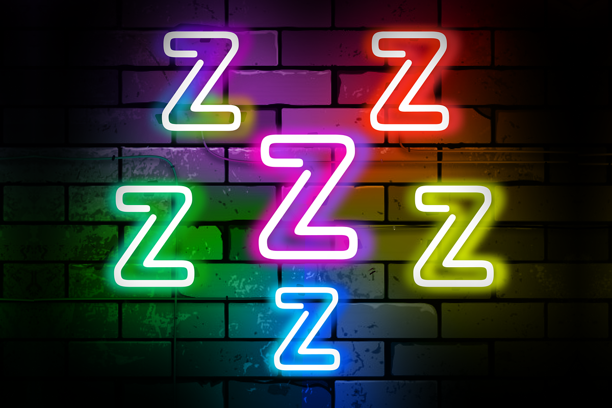 Neon Letter Z | Twitch Sub Badges, an Illustration by Custom Fonts & Patterns (Photo 1 of 2)