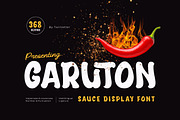 Garuton - Sauce Display Font, a Sans Serif Font by twinstd (Thumbnail 1 of 9)