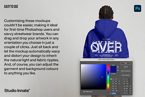 Boxy Modelled Hoodie Mockup