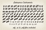 Letterpress Studio Fonts -20% SALE, a Sans Serif Font by Fenotype (Thumbnail 9 of 20)