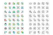 Artificial Intelligence Icons, an Outline Icon by Kalash (Thumbnail 2 of 2)