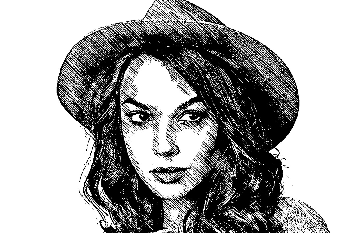 Vector Trace Photoshop Action, an Action Add-On by Photoshop Action (Photo 4 of 13)