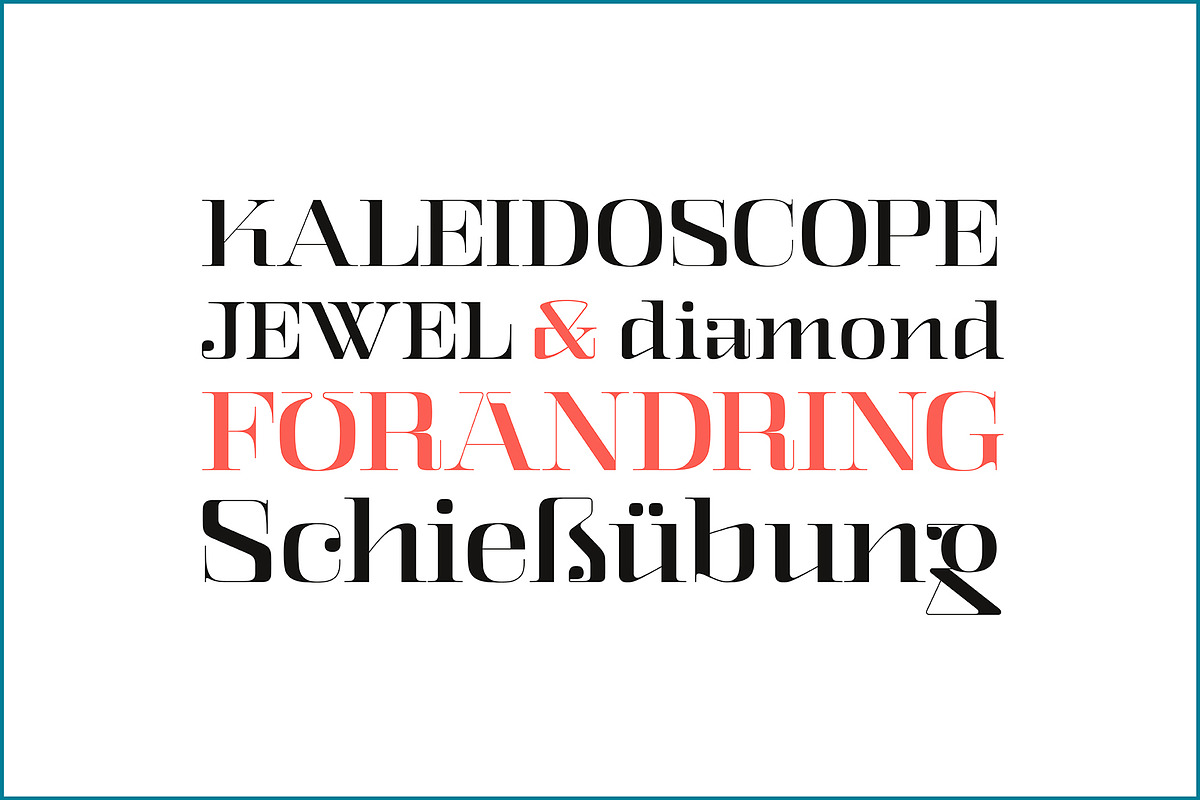 Kalender, a Serif Font by Gurup Stüdyo (Photo 4 of 14)