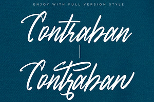 Contraban - Brush Script