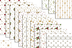 Charming Christmas Vintage Papers