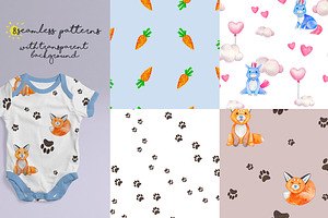 CUTE ANIMALS Watercolor Set