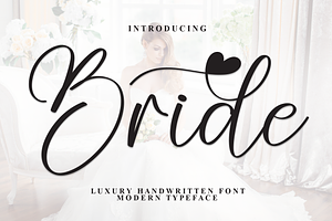 Bride | Script Font, a Handwritten Font by Scratchones