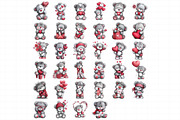 Valentine's Day Teddy Bear Clipart, an Illustration by Daily.Designs (Thumbnail 5 of 5)