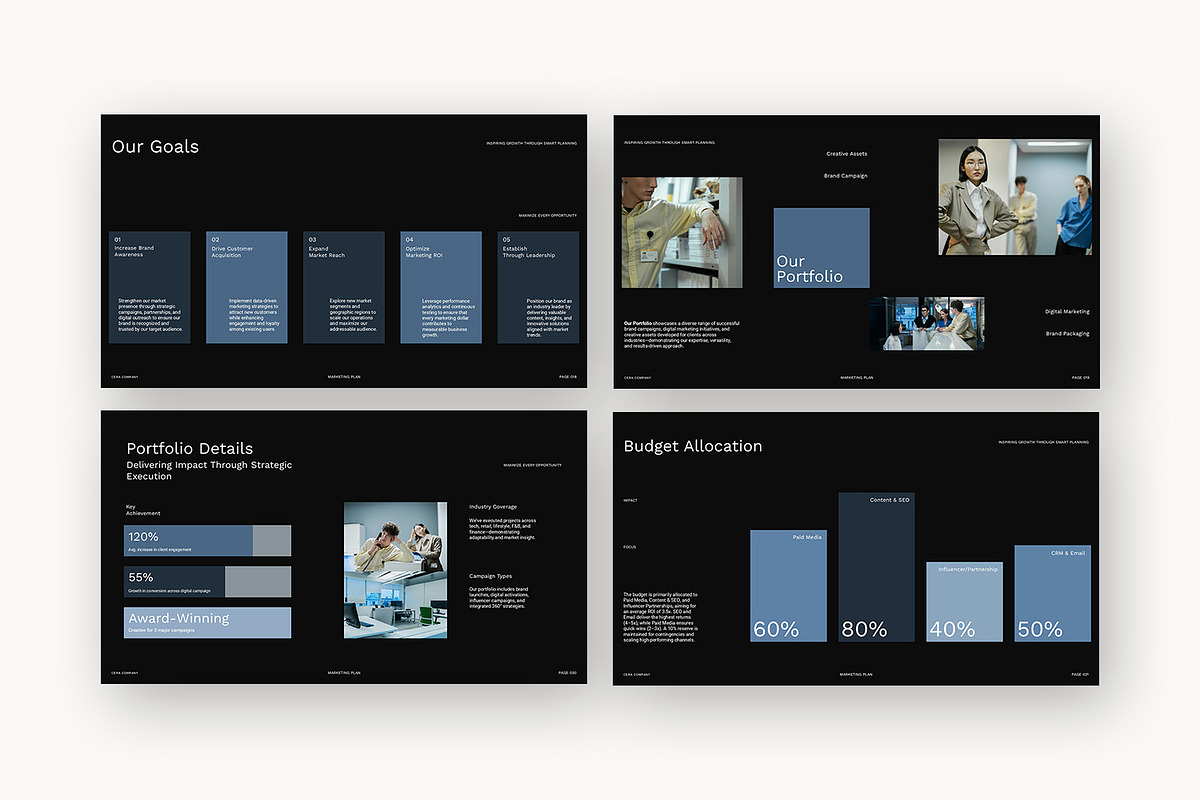 Cera : Marketing Plan Powerpoint, a Presentation Template by Punkl Camp (Photo 15 of 16)