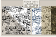 Fresco collection Miracle garden, a Wallpaper Graphic by Natalia0307 (Thumbnail 3 of 18)