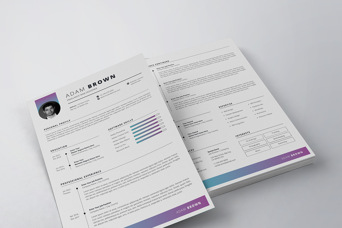 Clean Resume/CV Template