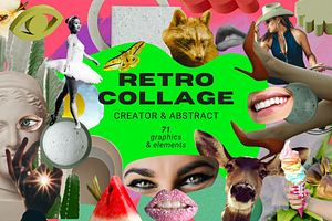 RETRO COLLAGE Creator & Abstract
