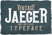 Jaeger font + 6 bonus illustrations, a Font by Heather_insane (Thumbnail 3 of 7)