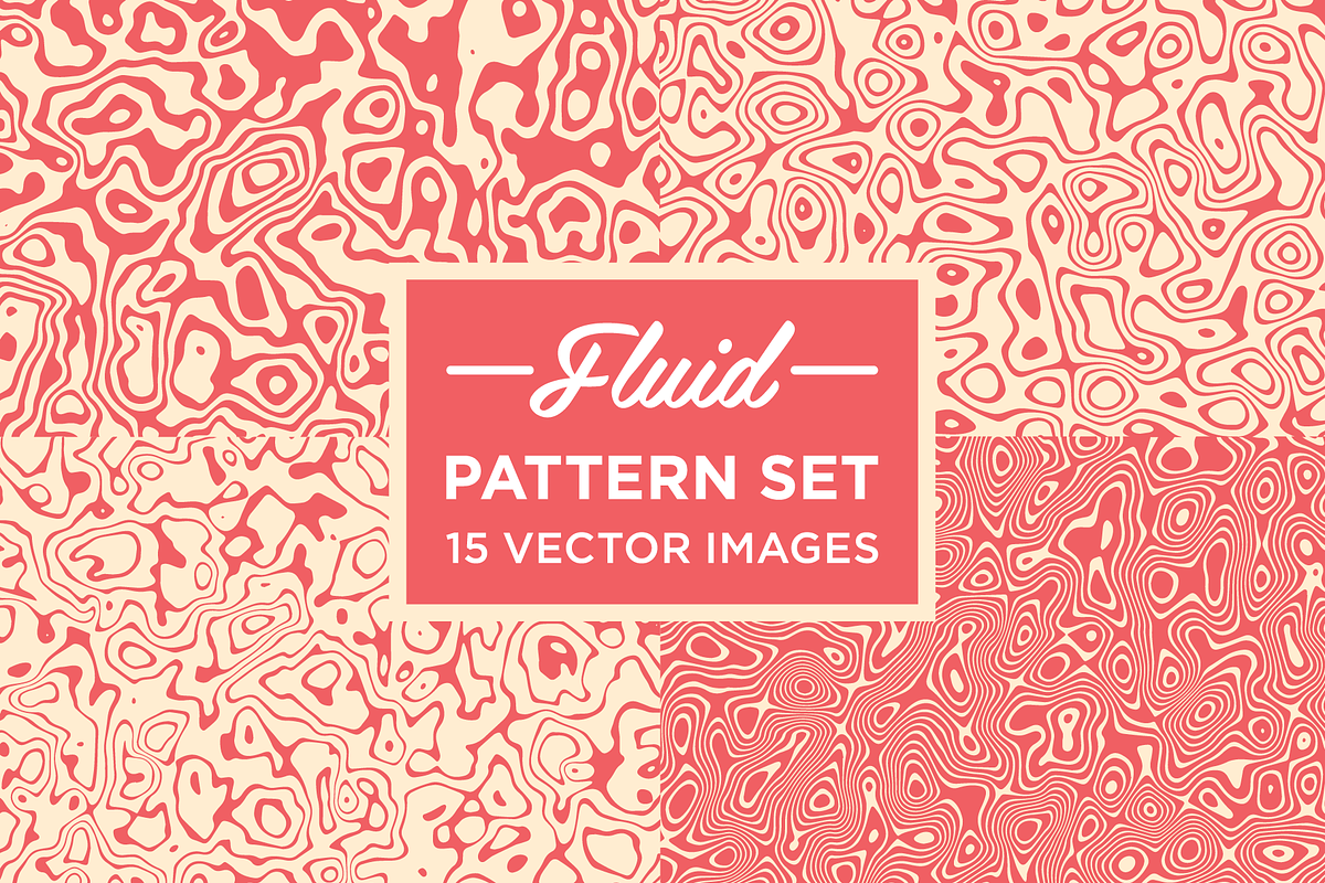 Fluid Pattern Set, a Pattern Graphic by Inkwell Supply Co (Photo 1 of 14)