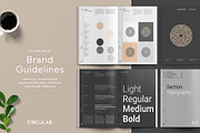 THE MINIMALIST / Brand Guidelines, a Brochure Template by Circular (Thumbnail 1 of 8)