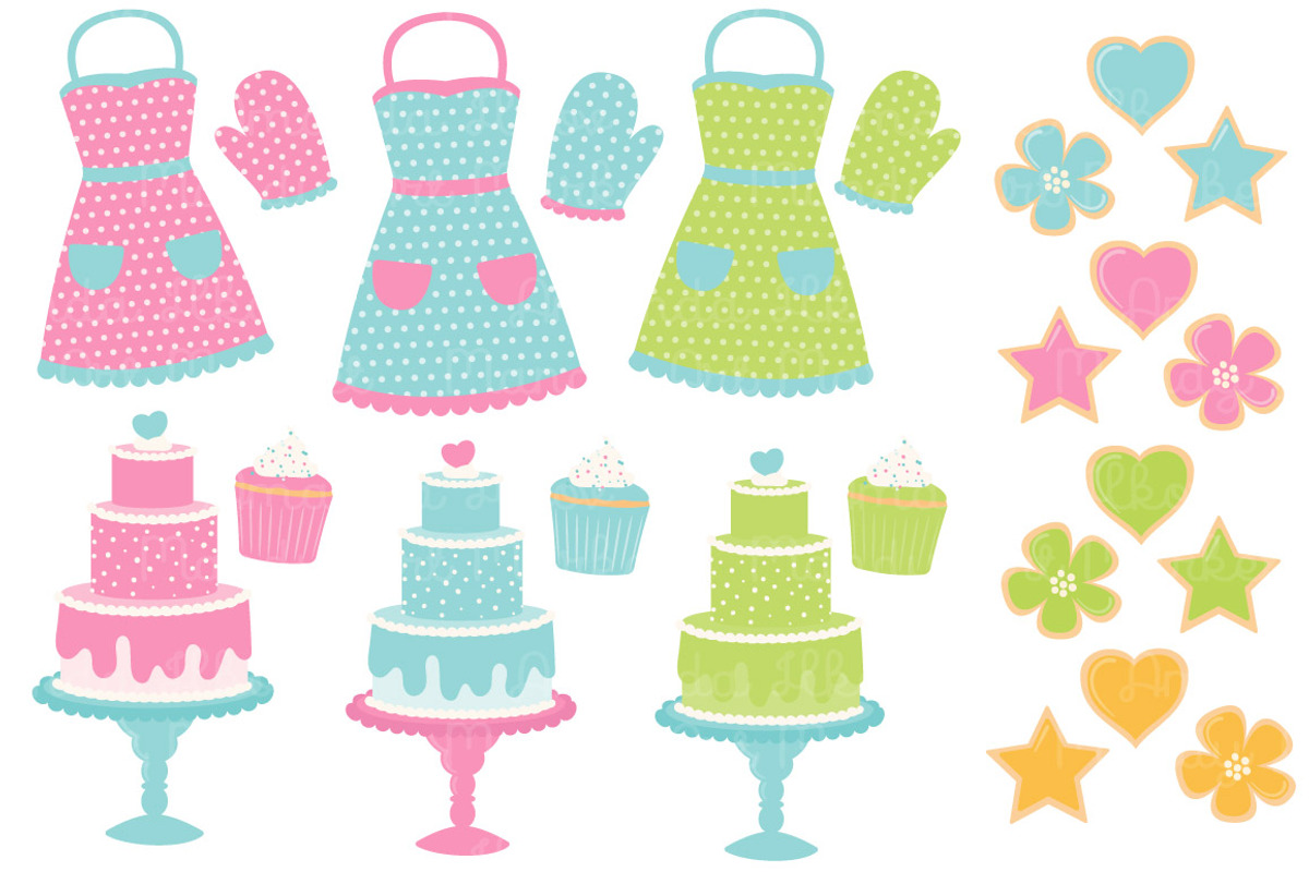 Bright & Fresh Baking Clipart, an Illustration by Amanda Ilkov (Photo 2 of 4)