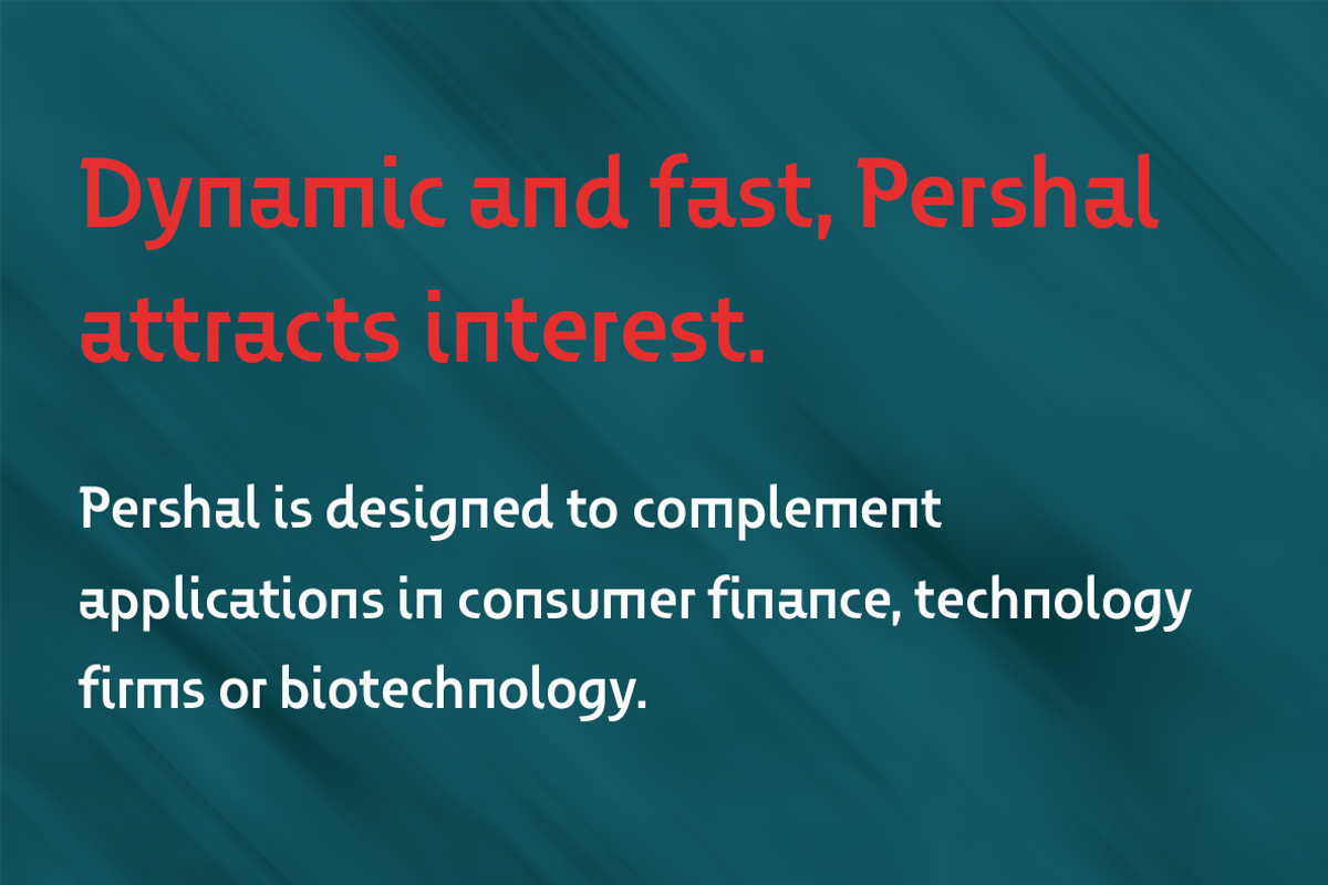 Pershal, a Sans Serif Font by insigne (Photo 3 of 5)