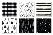 Christmas Digital Printable Paper, a Texture Illustration by Daily.Designs (Thumbnail 3 of 4)