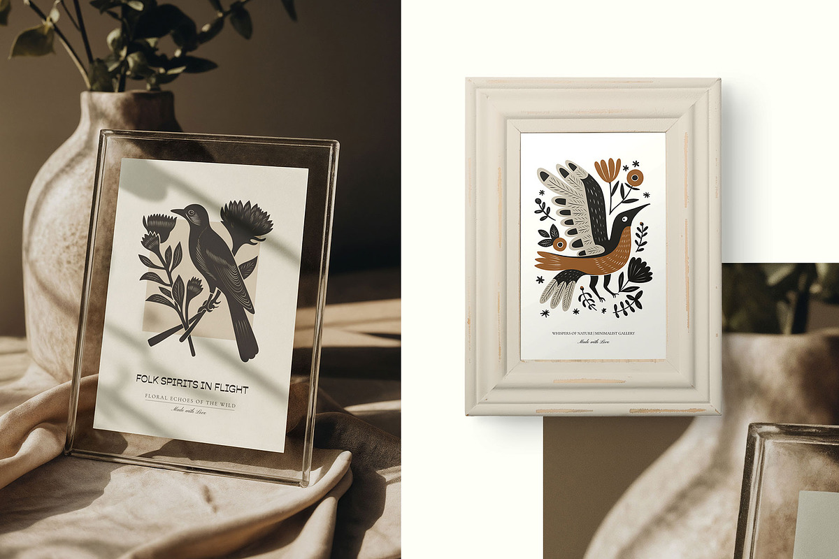 Linocut Garden | Poster Builder, an Object Graphic by KetteCreate (Photo 9 of 20)
