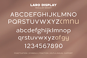 Laro Display Font Family, a Sans Serif Font by Larin Type Co. (Thumbnail 13 of 13)