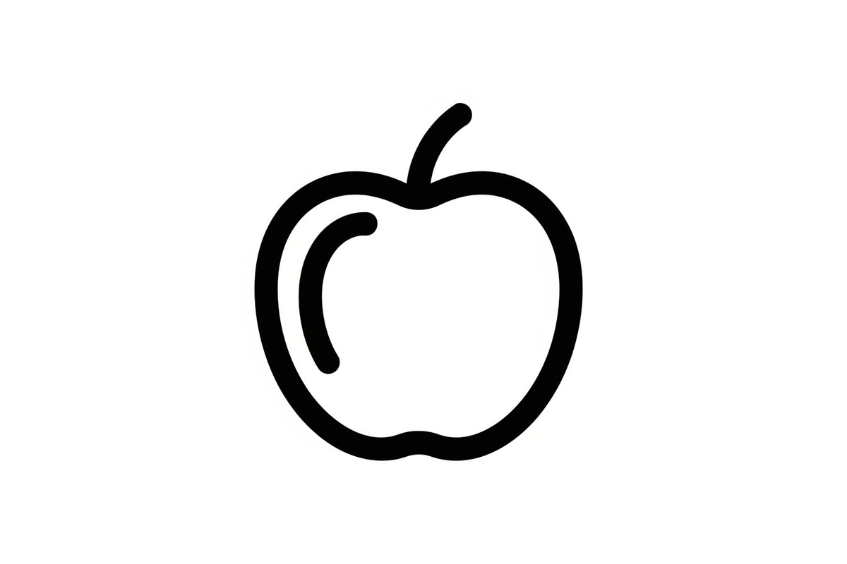 Apple Fruit Vector Icon Bundle, an Illustration by musafir_fashion (Photo 14 of 49)