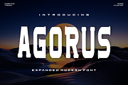 Agorus Font, a Sans Serif Font by agusariyadi (Thumbnail 1 of 5)