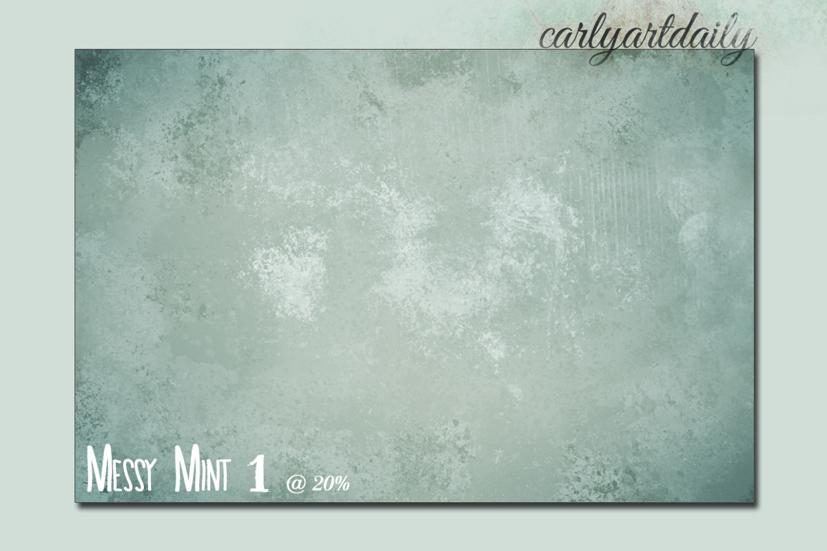 Messy Mint Digital Papers, a Texture Graphic by CarlyArtDaily (Photo 2 of 2)
