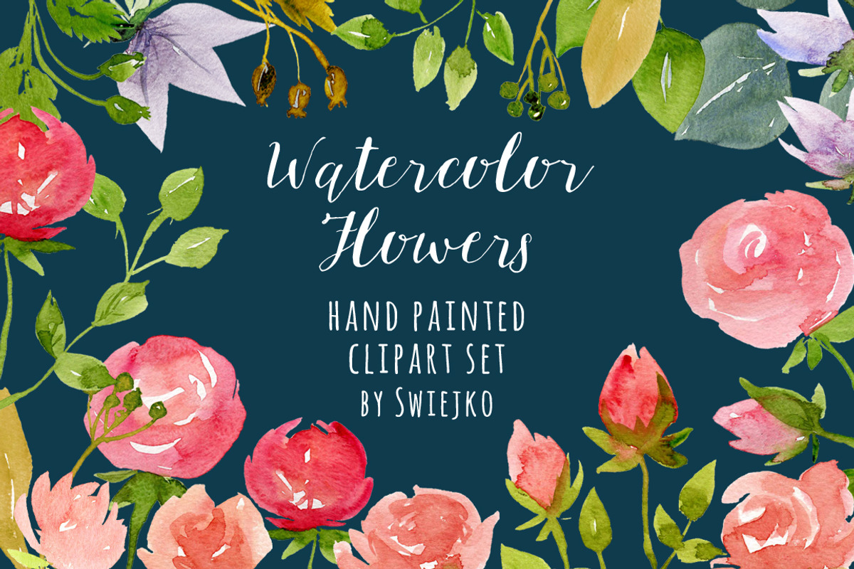 Watercolor roses, wedding, an Illustration by swiejko (Photo 1 of 2)