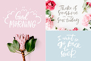 Morning Lettering Set, a Social Media Template by piyacler (Thumbnail 5 of 6)