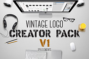 Vintage Logo Creator Pack, a Branding & Logo Template by vectorlogos89 (Thumbnail 1 of 3)