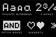 FONT | LED pixel, a Symbol Font by Typo Graphic Design (Thumbnail 4 of 8)