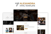 Alexandra - Barber Shop Template, a Bootstrap Template by nandinigraphics (Thumbnail 1 of 2)