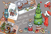 Christmas Mood set, an Illustration by artdreamer (Thumbnail 1 of 3)