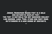 Joskel Ngabiporn Brush, a Handwritten Font by QR Design Studio (Thumbnail 7 of 10)