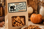 Vintage Halloween Labels PNG Bundle, a Seasonal Illustration by Tanya Kart (Thumbnail 2 of 6)