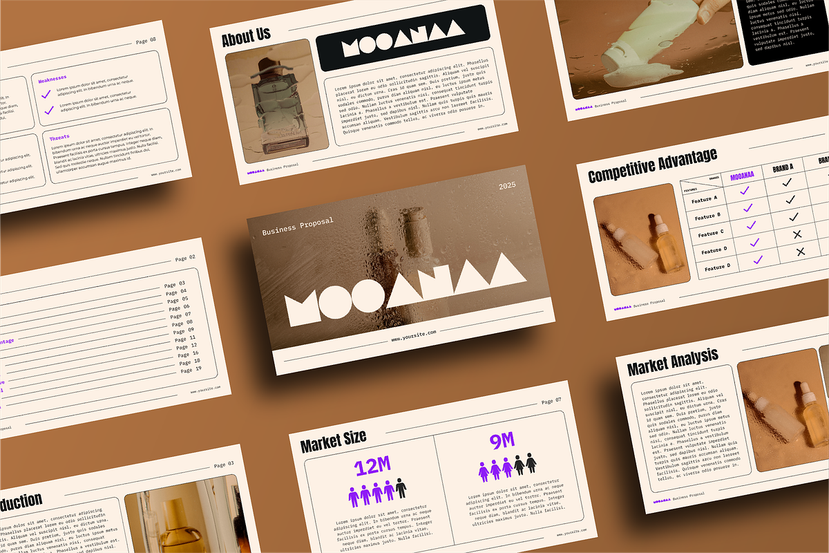 MOOANAA - Business Proposal, a Presentation Template by ArbaStudio (Photo 1 of 5)