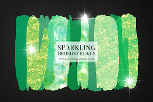 Sparkling And Watercolour Paint