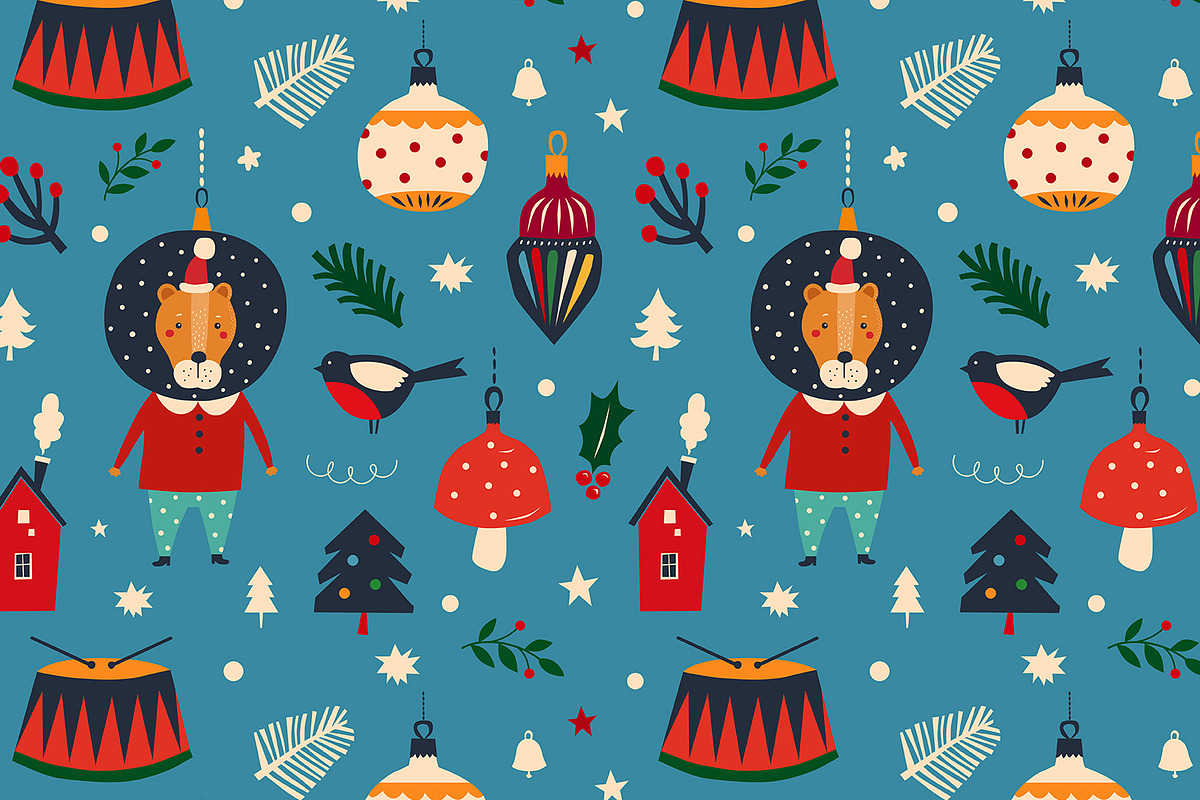 Merry Christmas collection, a Seasonal Illustration by MoleskoStudio (Photo 18 of 22)