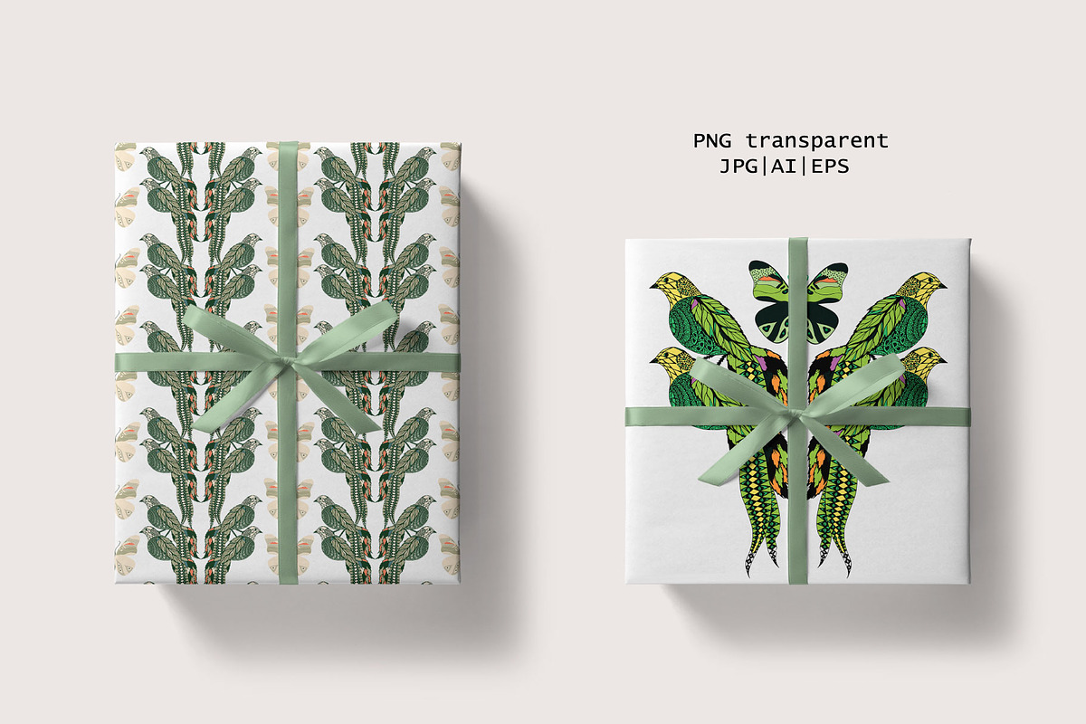 Bird of paradise collection, a Pattern Graphic by Polanika (Photo 8 of 8)