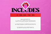 Passion - Bright Love Collection, a Decorative Illustration by Leila Divine (Thumbnail 3 of 13)