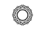 Floral Mandala Circle Frame Bundle, an Illustration by Gaye Art (Thumbnail 42 of 51)